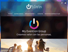 Tablet Screenshot of myeventiongroup.com
